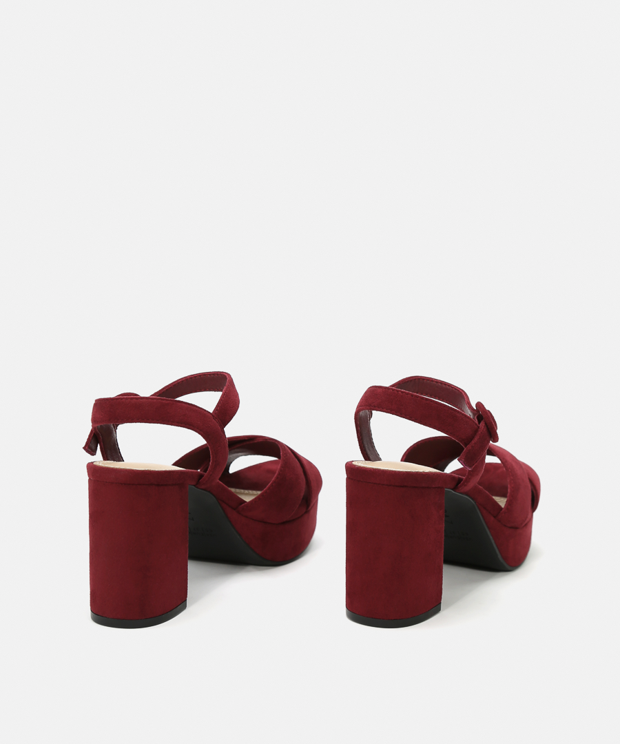 Sandalias plataforma cruceta image number null